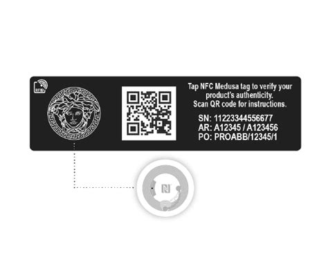 versace jacket barcode|Versace qr code.